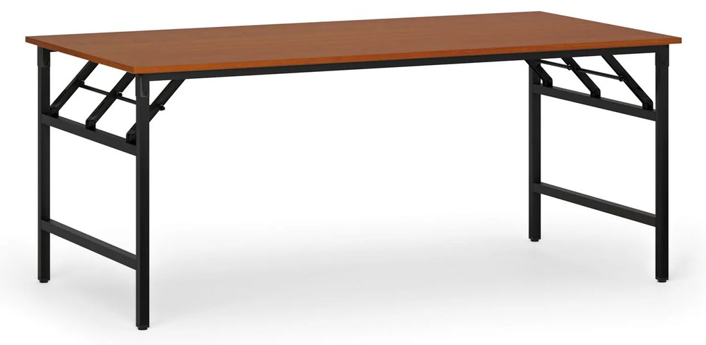 Konferenčný stôl FAST READY, 180x90 cm, čierna podnož, čerešňa