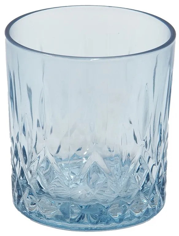 Modrý nápojový pohár Water Blue - Ø 8*9 cm / 300 ml