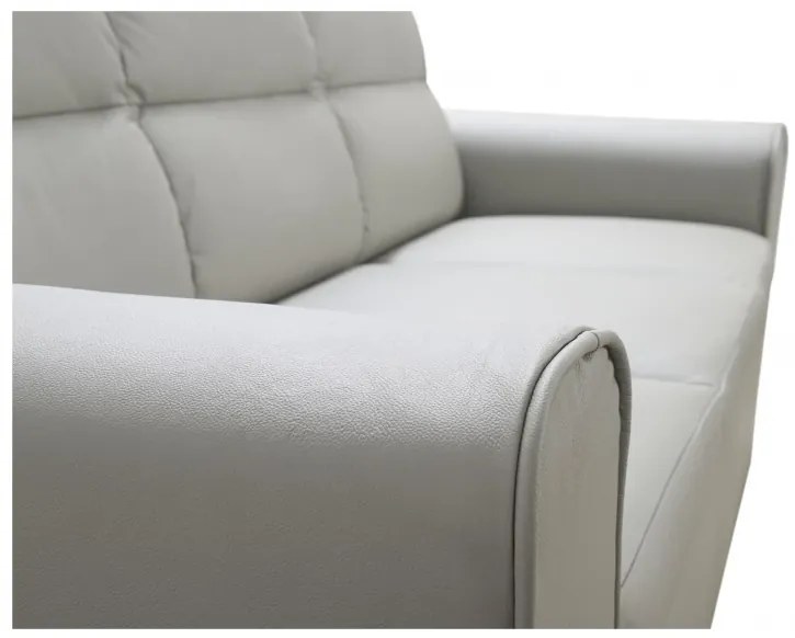 Kožená pohovka TOKIO, tmavší béžová (k-10)