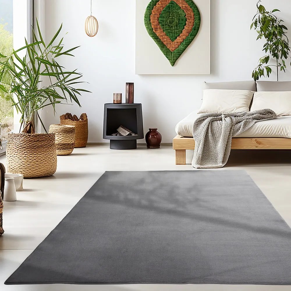 Sivý prateľný koberec 200x290 cm Sky – Ayyildiz Carpets