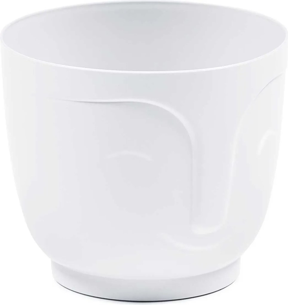 Kvetináč ZOE 16 cm biely