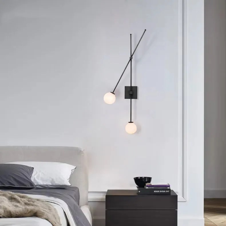 Toolight Toolight, nástenné svietidlo 2xG9 APP1595-2W, čierna, OSW-05680