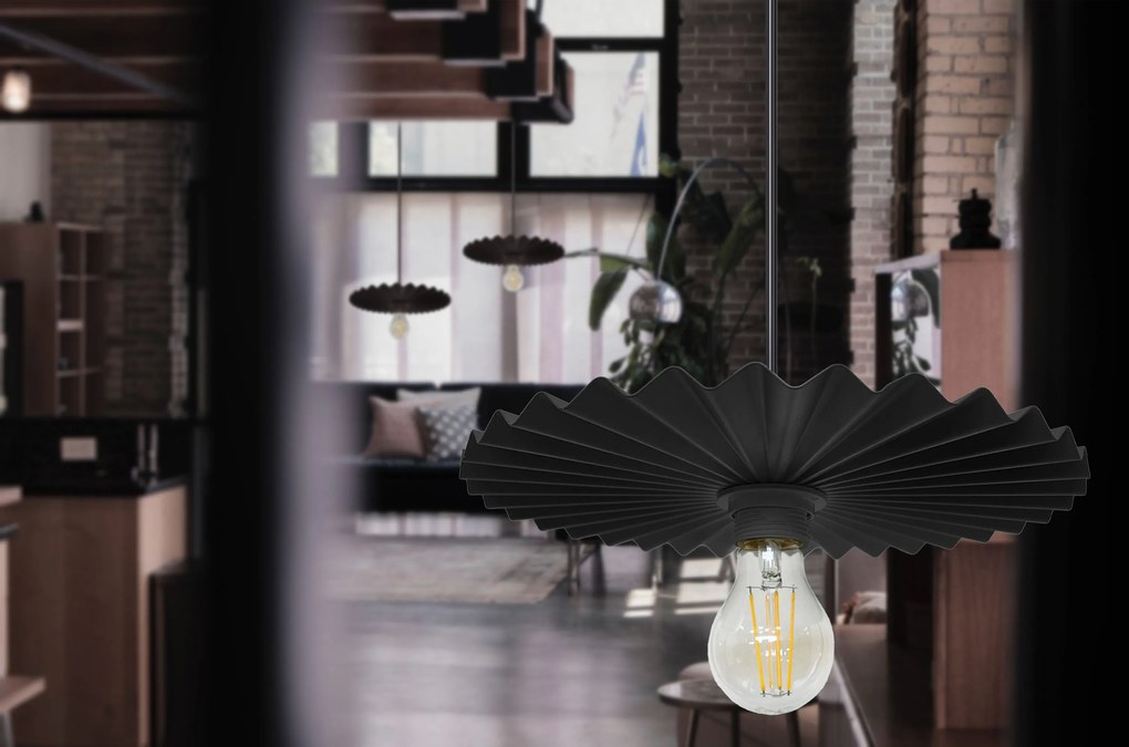 Toolight Toolight, stropné svietidlo 1xE27 APP1353-1CP, čierna, OSW-05655