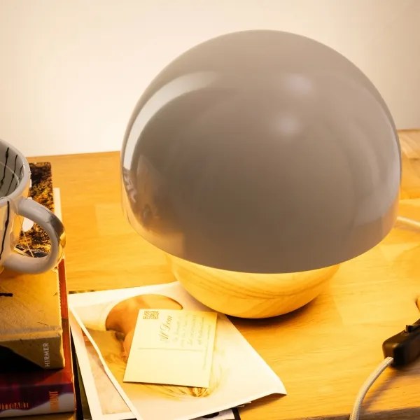 Brilliant - Stolná lampa NALAM 1xE14/40W/230V šedá/jaseň