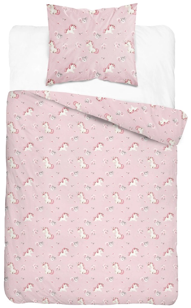 Posteľná obliečka Jednorožec 140x200/70x80 cm – 100 % bavlna