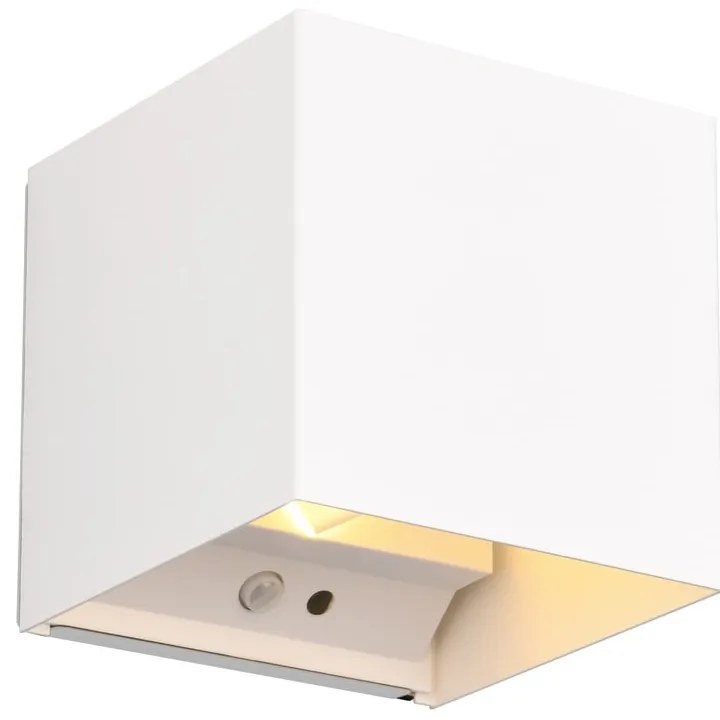 LED nástenné vonkajšie svietidlo so senzorom pohybu (výška 10,5 cm) Talent – Reality