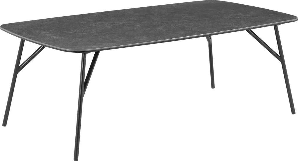 XXXLutz KONFERENČNÝ STOLÍK, sivá, čierna, kov, sklo, keramika, 110/60/40 cm Xora - Stolíky do obývačky - 002465001702