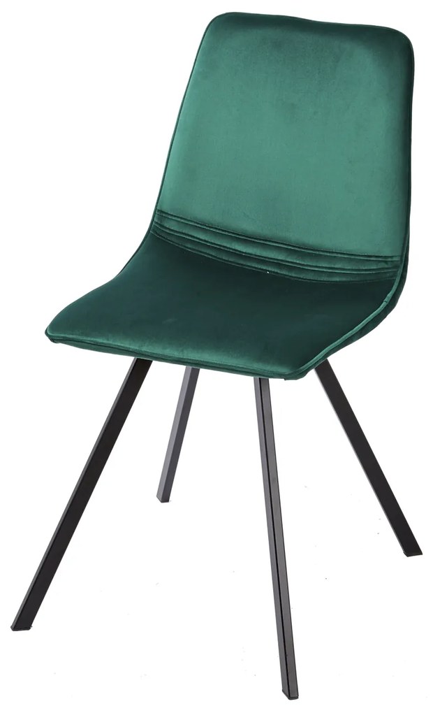 Stolička 39918 Zamat smaragdovozelená