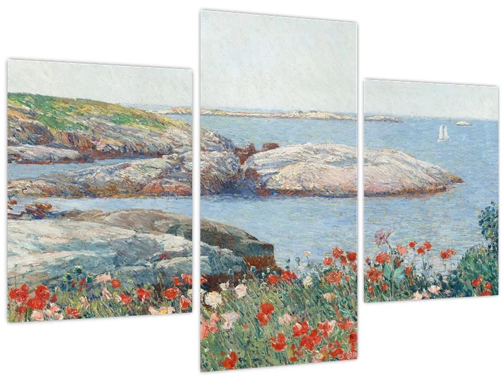 Obraz - Childe Hassam, Poppies,  Isles of Shoals, reprodukcia (90x60 cm)