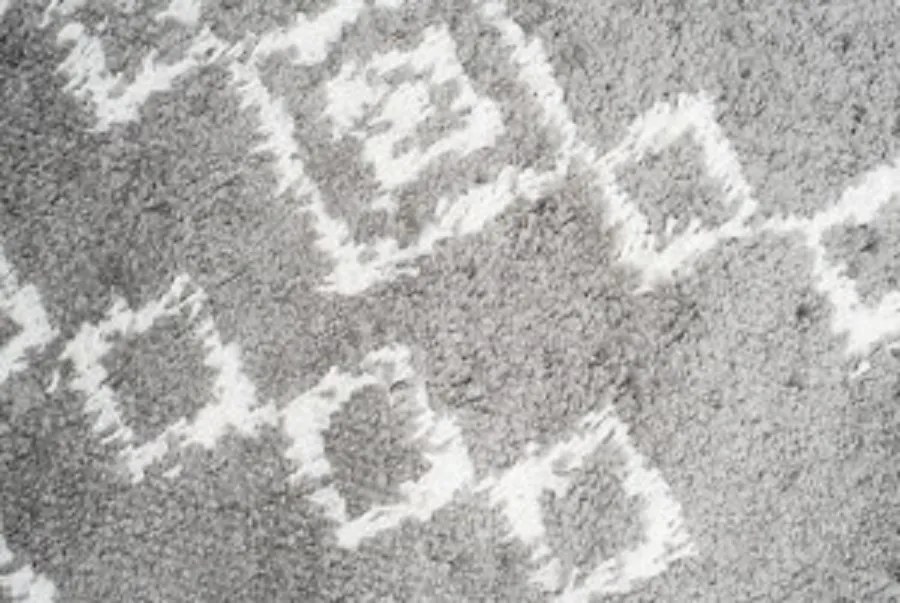 TA Koberec G940B TMAVO ŠEDÁ/KRÉMOVÁ BOHO Rozmer: 100x150 cm