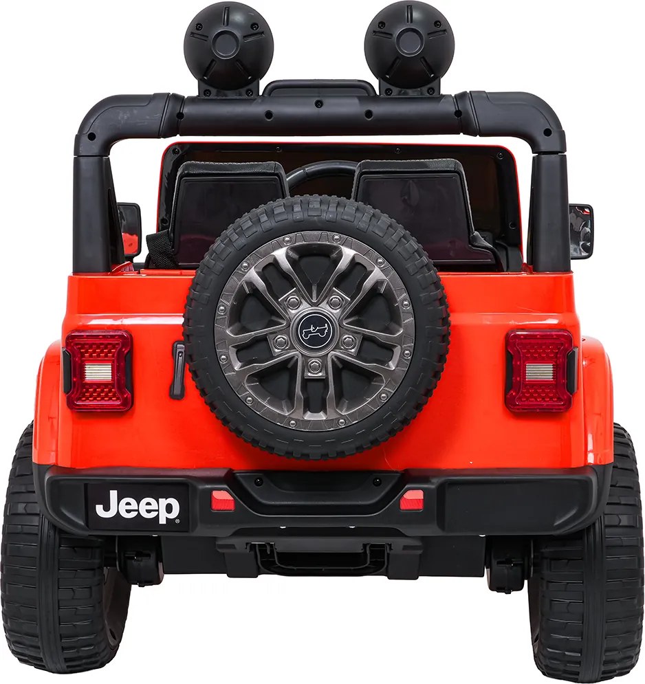 Ramiz Jeep Wrangler Rubicon LIFT elektrické autíčko pre deti oranžové