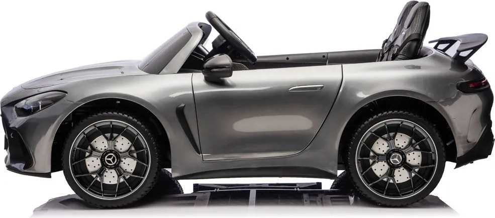 LEAN CARS Elektrické autíčko Mercedes GT63 AMG DK-GT63 24V LCD sivé lakované