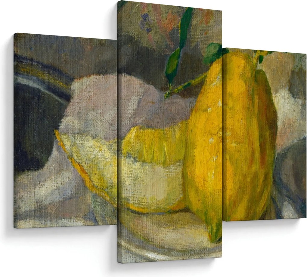 Obraz - French 19th Century, Melon and Lemon, reprodukcia (90x60 cm)