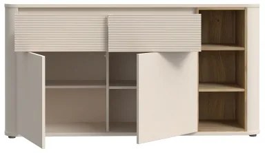 Komoda INAR béžová/dub