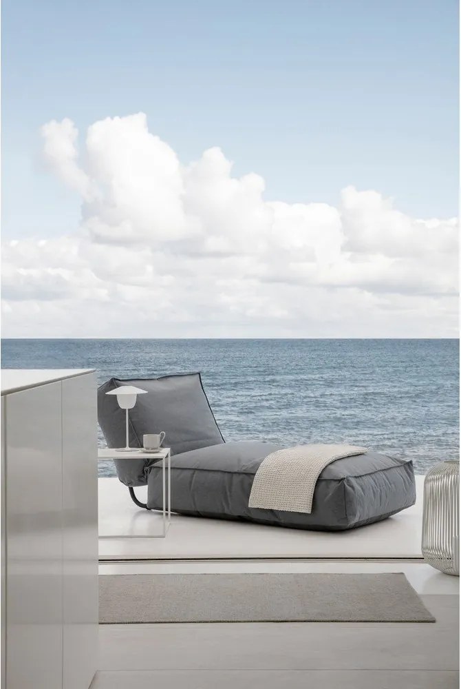 Svetlosivé záhradné ležadlo Blomus Cloud, dĺžka 190 cm