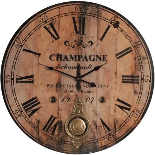 Hodiny Antik Line Champagne, 59 cm