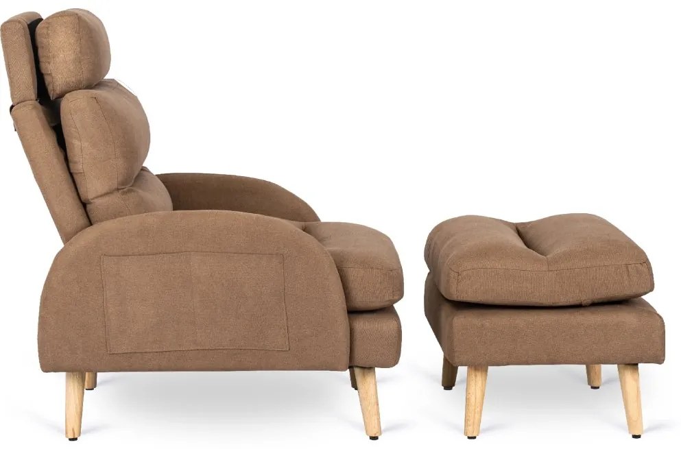 PROXIMA.store - Sklápacie kreslo HENRY FARBA: čierna