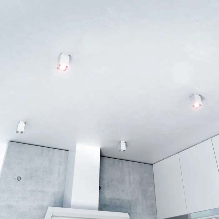 RENDL R10164 EX prisadené svietidlo, downlight striebornosivá