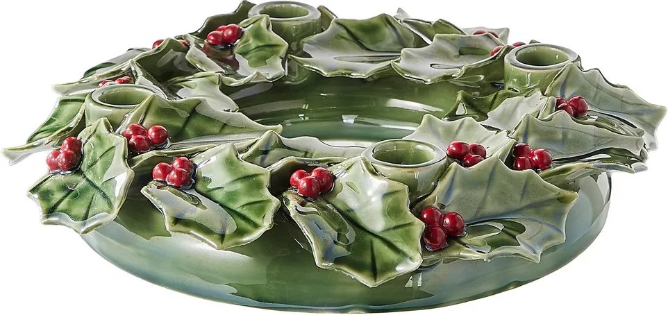 ILEX Adventný veniec 26 cm - zelená