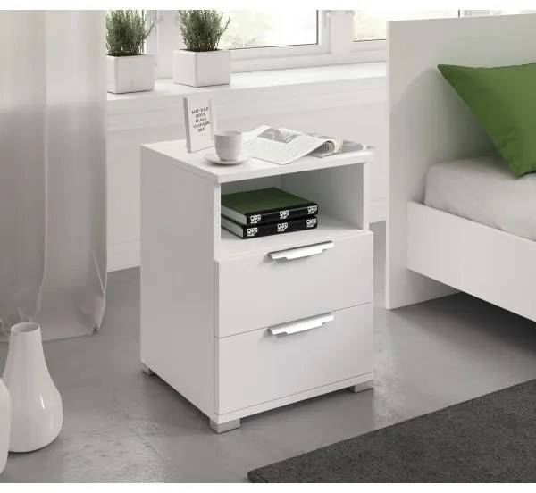 Nočný stolík NED biely