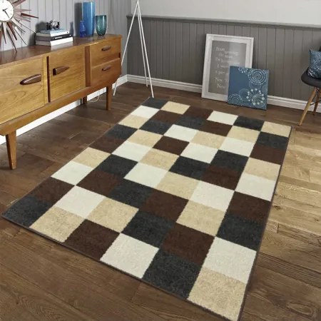 Koberce Breno Kusový koberec LOTTO 923/FM7X, hnedá, viacfarebná,100 x 150 cm