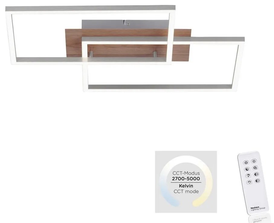 Leuchten Direkt 14018-78 - LED Stmievateľné svietidlo IVEN 2xLED/15W/230V + DO