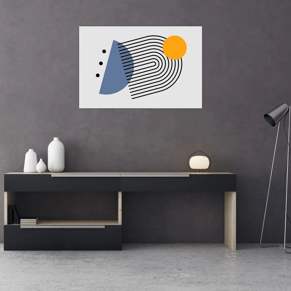 Obraz - Minimalistická abstrakcia N⁰2 (90x60 cm)
