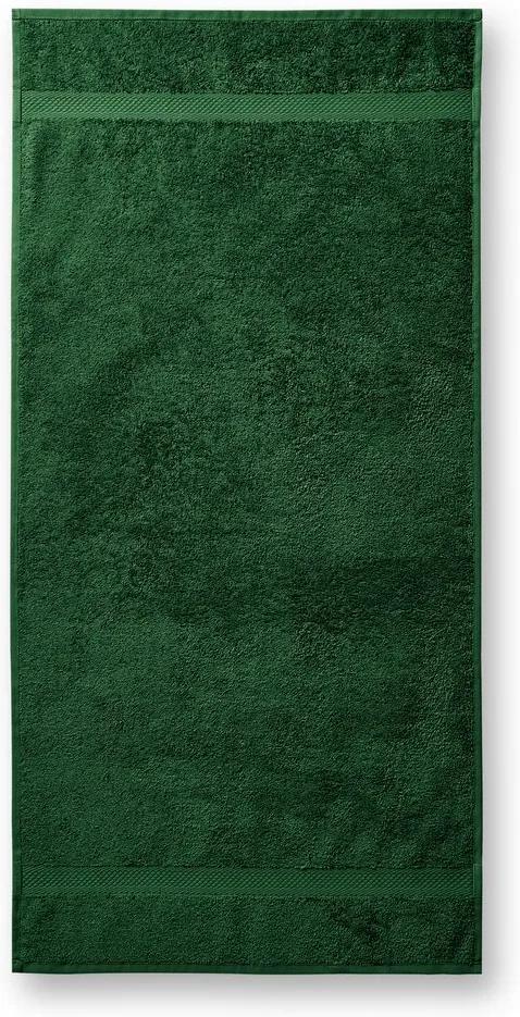MALFINI Uterák Terry Towel - Fľaškovo zelená | 50 x 100 cm