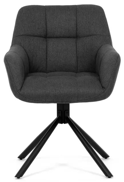 Autronic BONTEC Jedálenská stolička, sivá, látka, HC-532 GREY2 Farba: Šedá