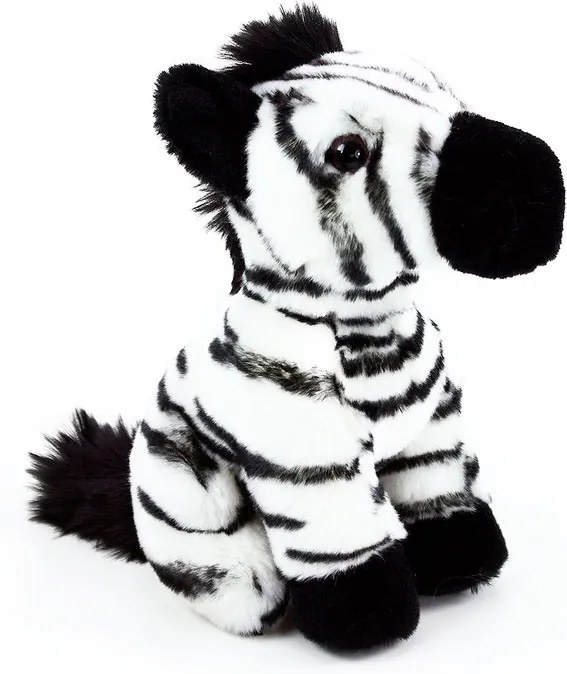 RAPPA Plyšová zebra sediacia 18cm