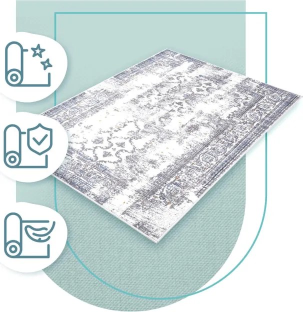 Koberec Agnella Soft Lamme sivý