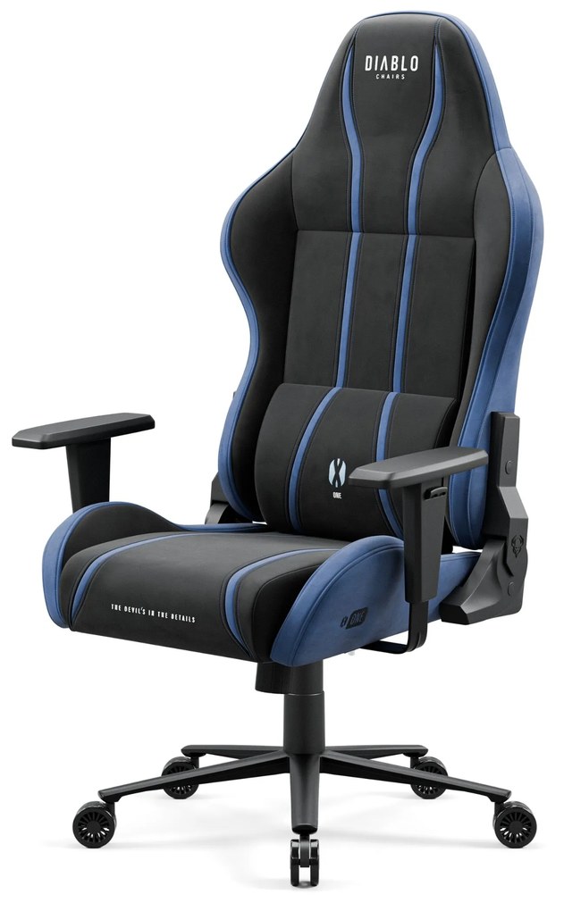 Látkové herné kreslo Diablo X-One 2.0 Night Blue, Normal Size