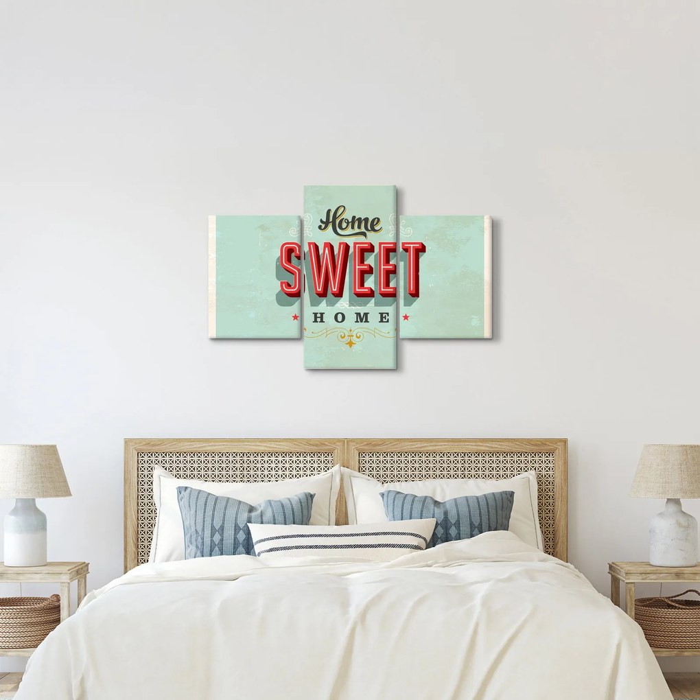 Obraz - Home sweet home (90x60 cm)