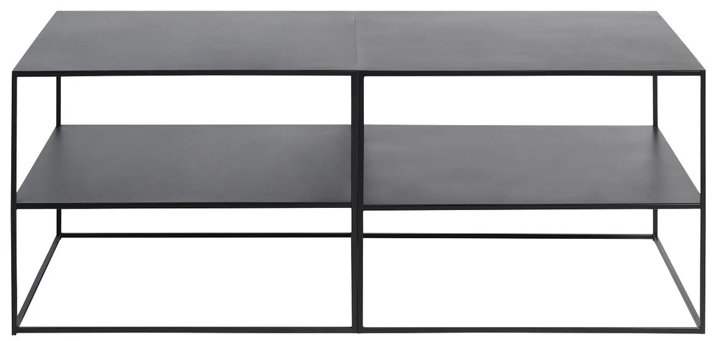 Dizajnový konferenčný stolík Kalean 65 cm čierny