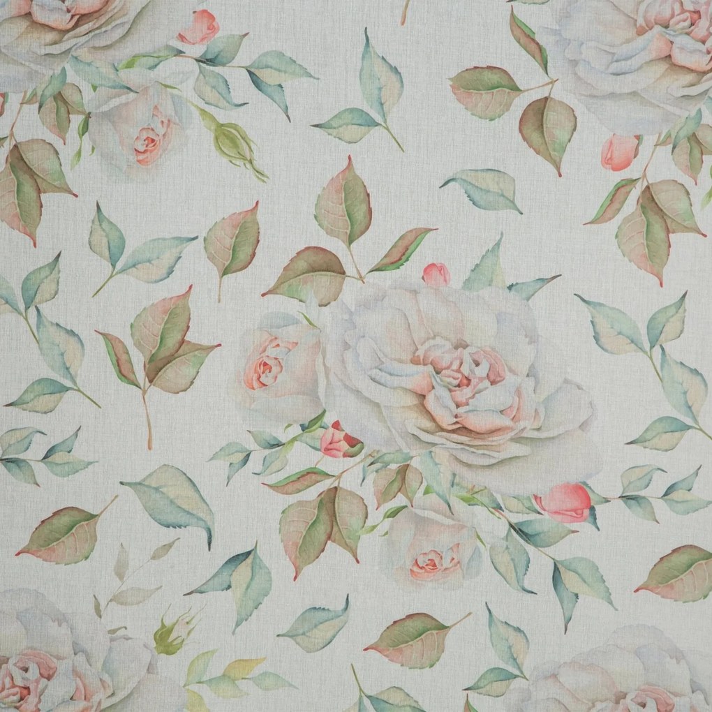 ZÁVES NA KRÚŽKOCH ROSA 1 140X250 CM VZOROVANÁ