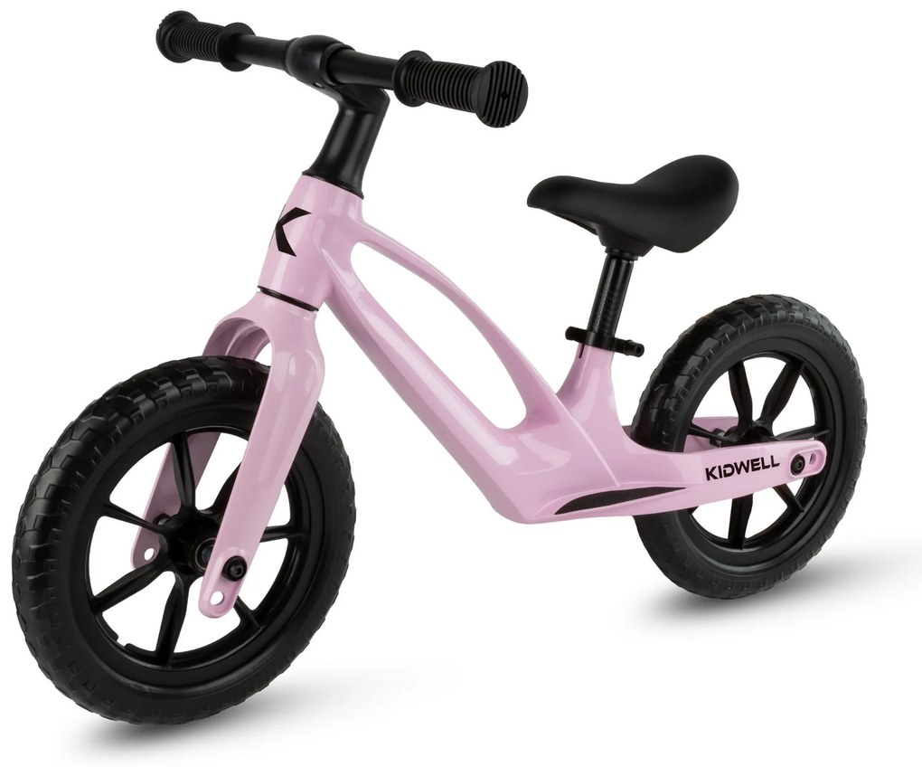 Kidwell Vito – ľahký magnéziový balančný bicykel 2,8 kg, EVA kolesá, ružový