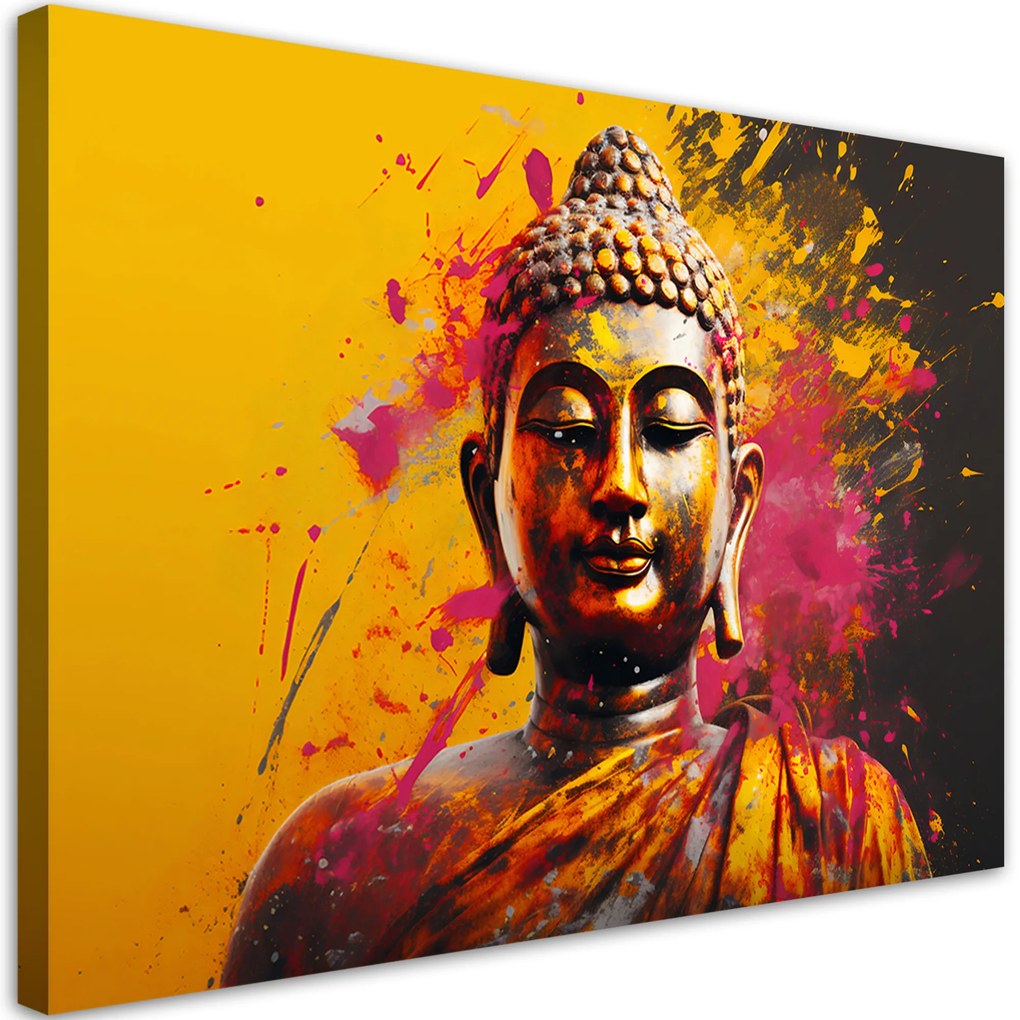 Gario Obraz na plátne Budha na abstraktnom pozadí Rozmery: 60 x 40 cm
