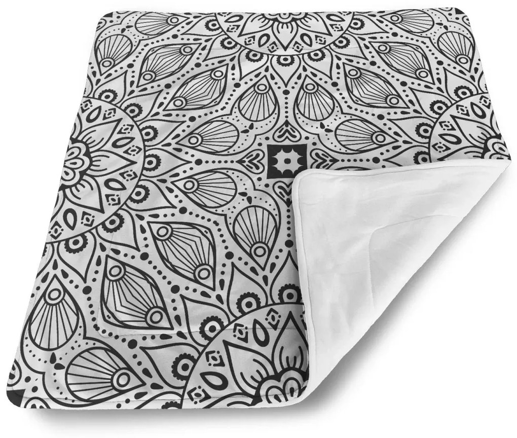 Sablio Deka pre bábätko Biele mehendi - 90x120 cm