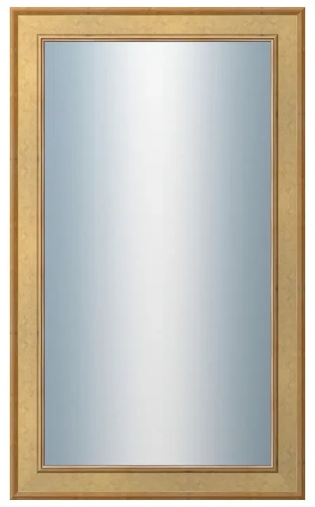 DANTIK - Zrkadlo v rámu, rozmer s rámom 60x100 cm z lišty TOOTH zlatá (2778)