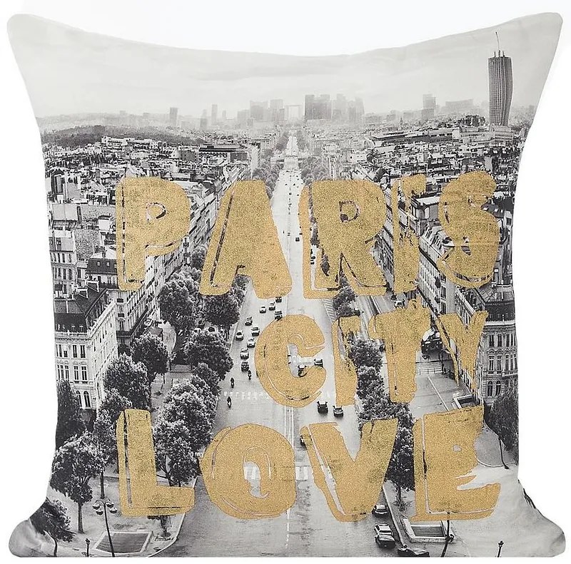 Obliečka na vankúš Paris/8 40x40 oceľ 49021