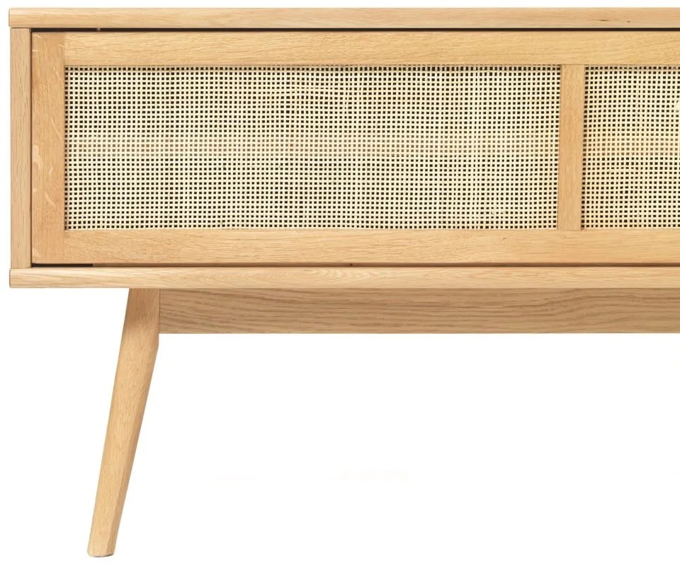 TV stolík v dekore duba v prírodnej farbe 150x50 cm Barrali – Unique Furniture