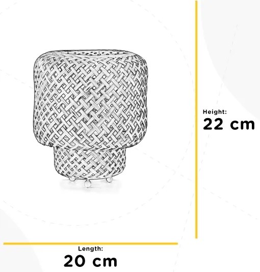 ONLI - Stolná lampa BAMBOO 1xE27/22W/230V bambus