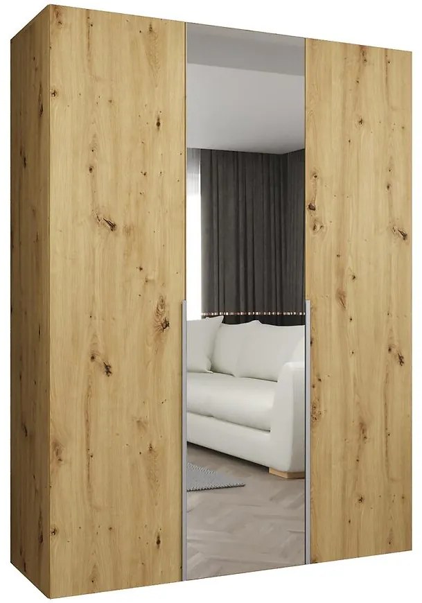 Skriňa Alicante II 150 artisan strieborný