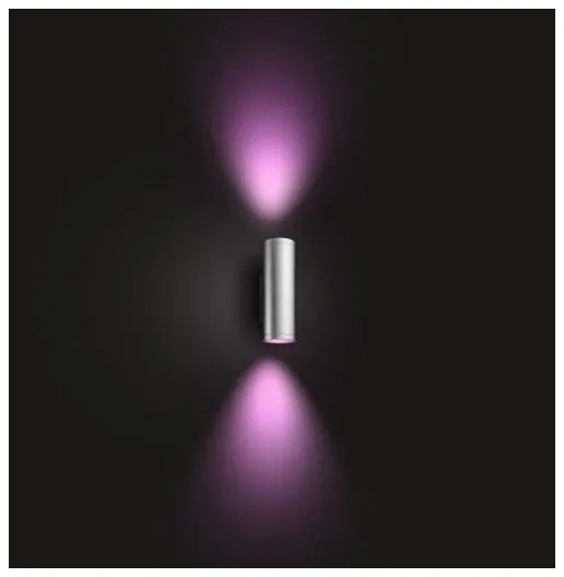 Philips 17463/47/P7 - LED RGBW Vonkajšie svietidlo Hue APPEAR 2xLED/8W/230V IP44