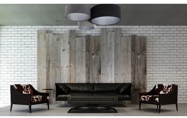 Stropné svietidlo SPACE 3xE27/60W/230V šedá/čierna/strieborná