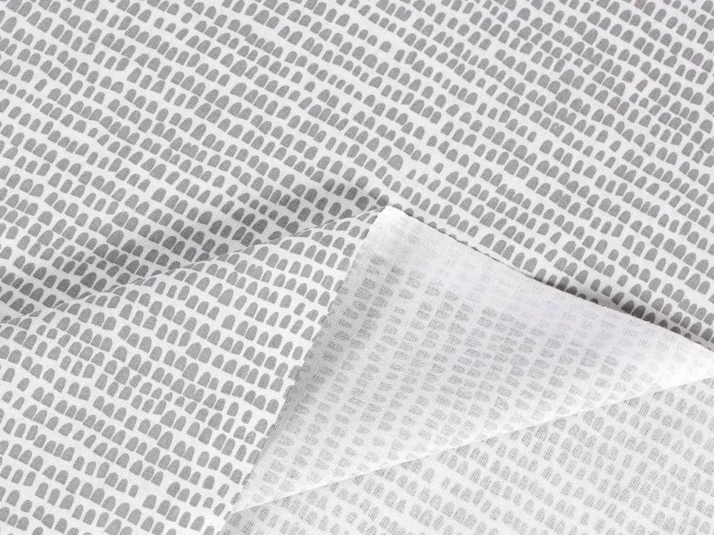 Biante Bavlnený záves Sandra SA-061 Nepravidelné tvary na bielom 135x150 cm