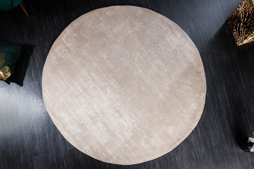 Koberec Modern Art 150cm okrúhly béžový