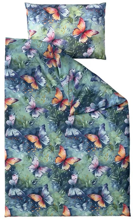 Obliečky z mikrovlákna COLORFUL BUTTERFLY, farebné Rozmer obliečky: 70 x 90 cm | 140 x 220 cm