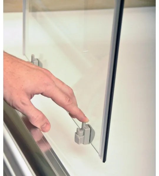 Ravak 3B270C00Z1B-Sprchový kút štvordielny štvrťkruhový BLIX 90x90cm lesklý chróm