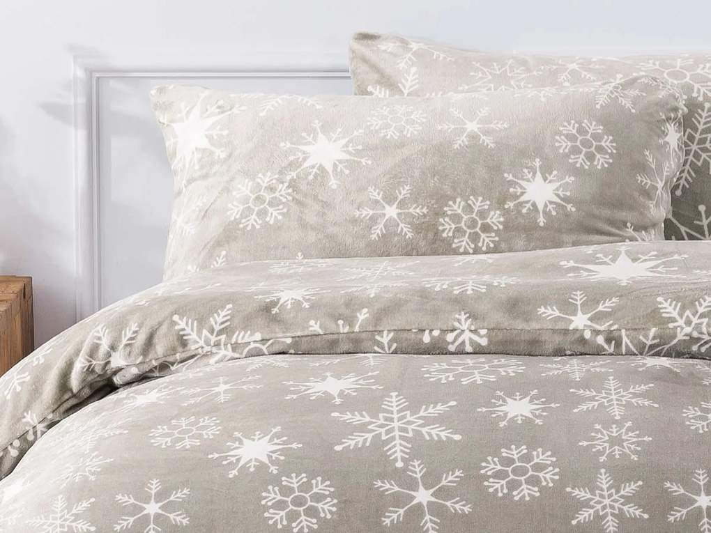 XPOSE® Predĺžené mikroplyšové obliečky JON Exclusive - sivé